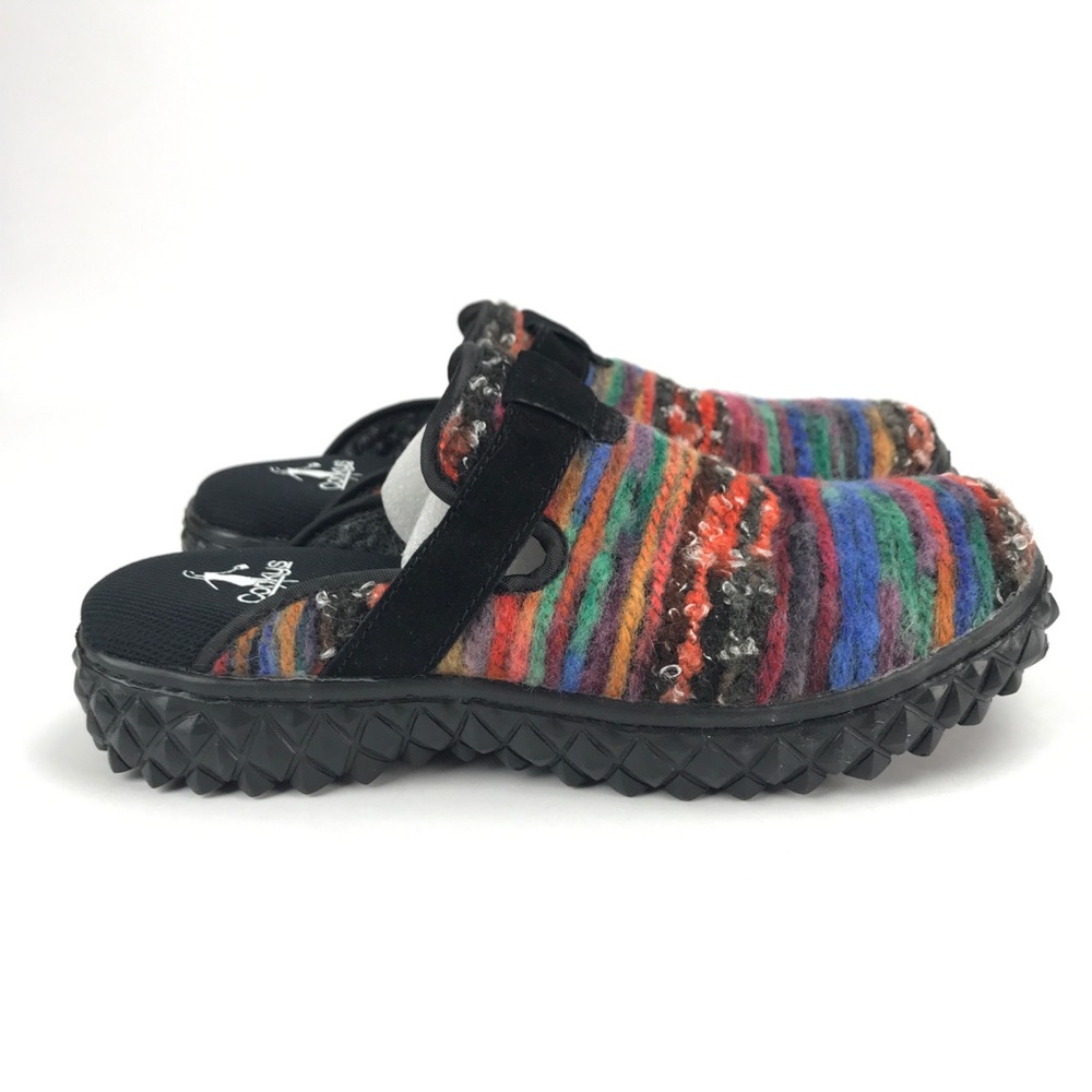 Corkys Women's Fleece Aztec Slip On Mules - Picture 2 of 8